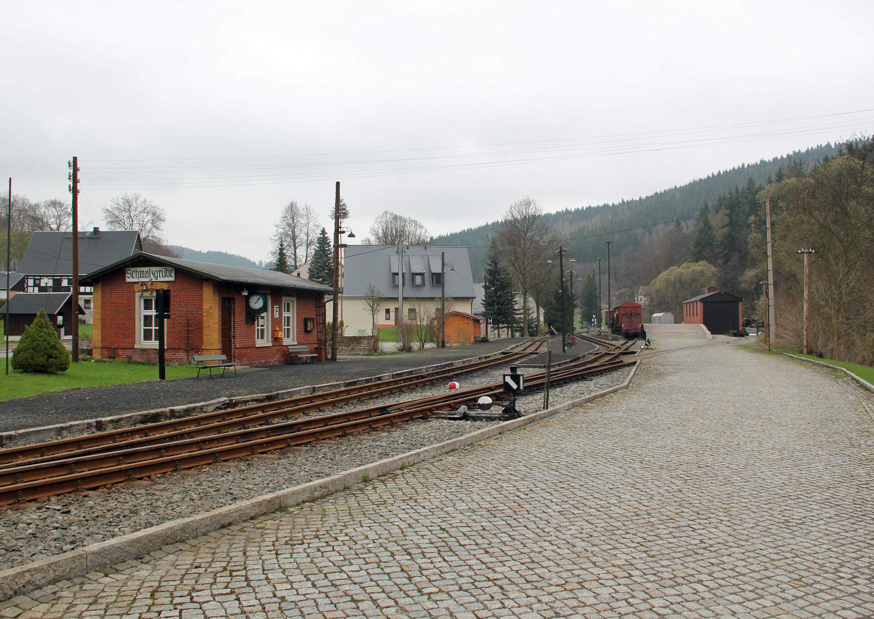 Preßnitztalbahn Bahnhof Schmalzgrube
