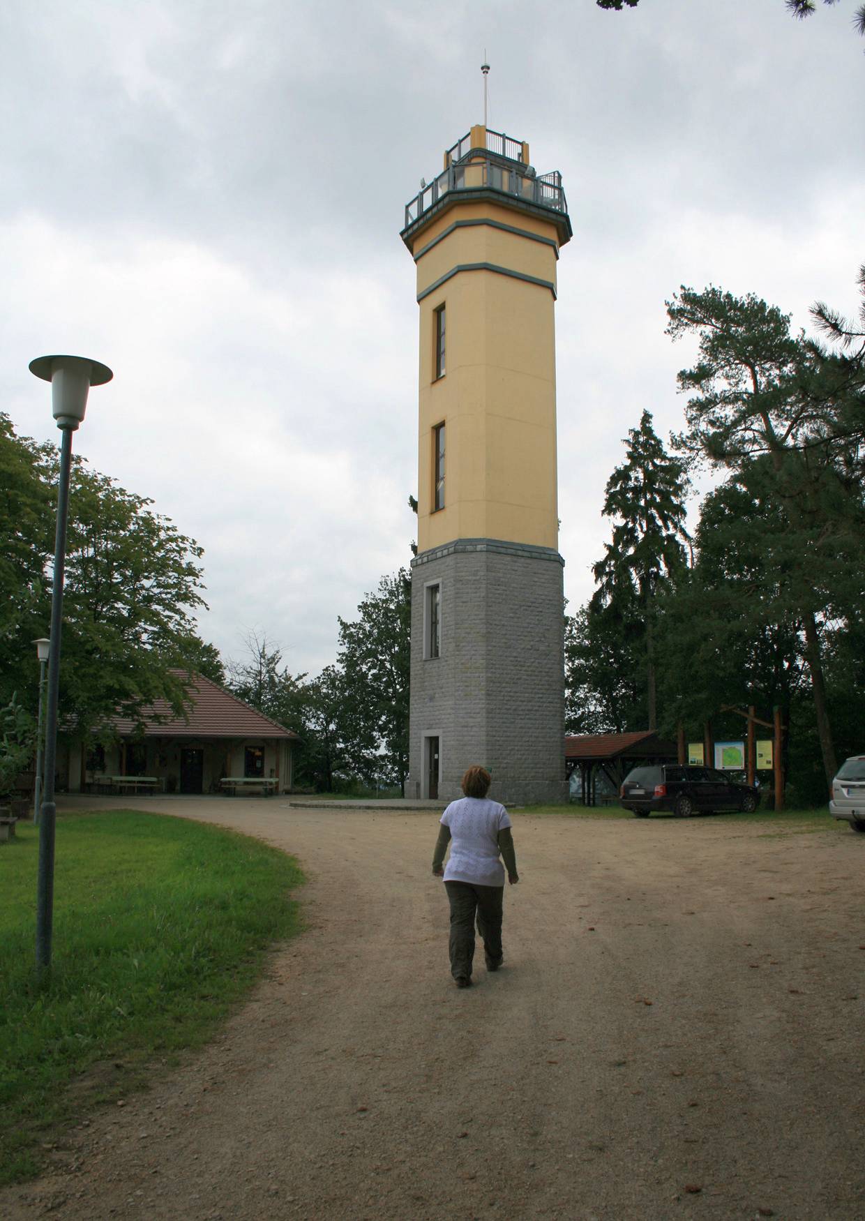 Der Aussichtsturm auf dem Monumentberg, Ausflugsziel in der Oberlausitz