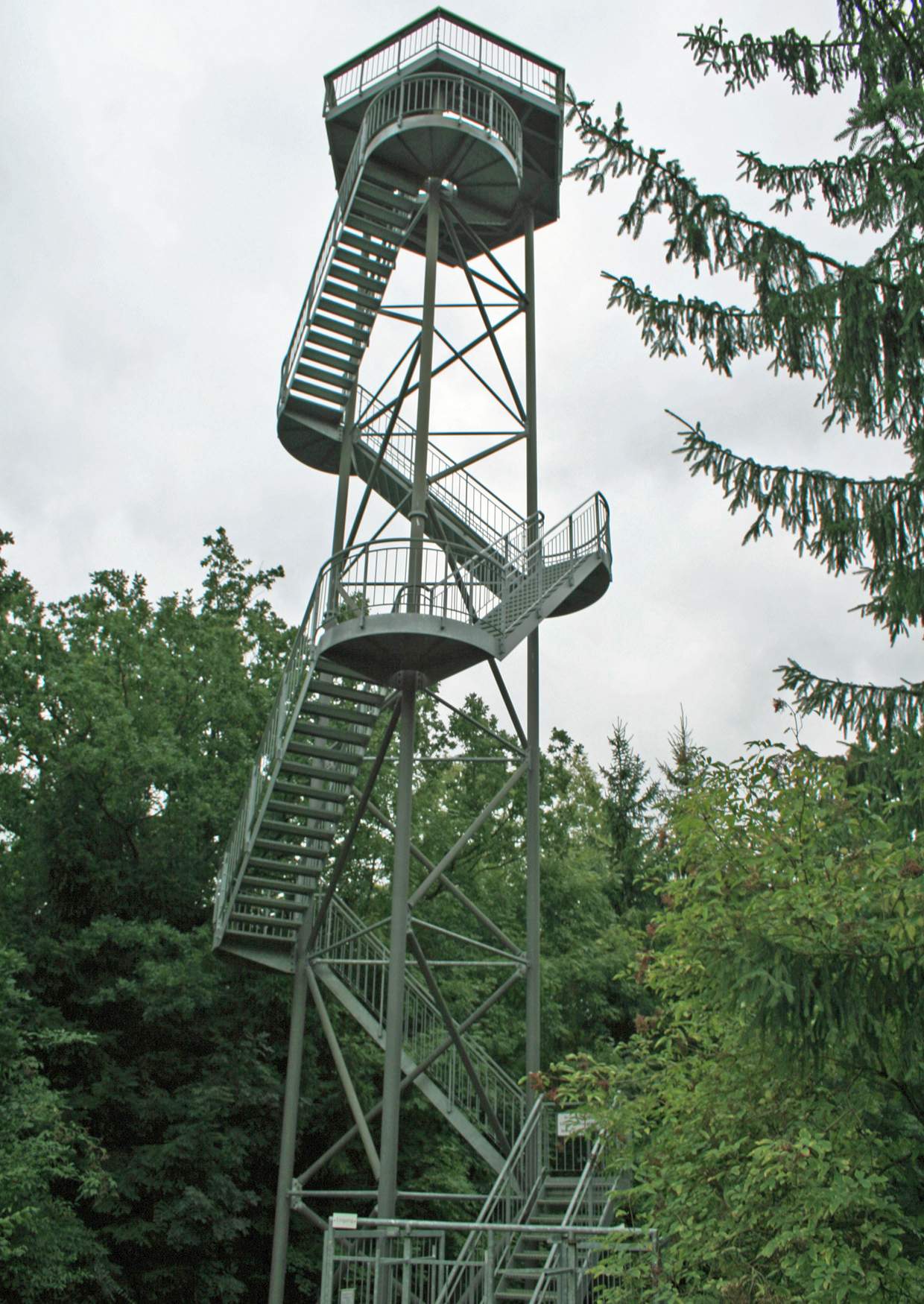 Wanderziel auf dem Rotstein in der Oberlausitz