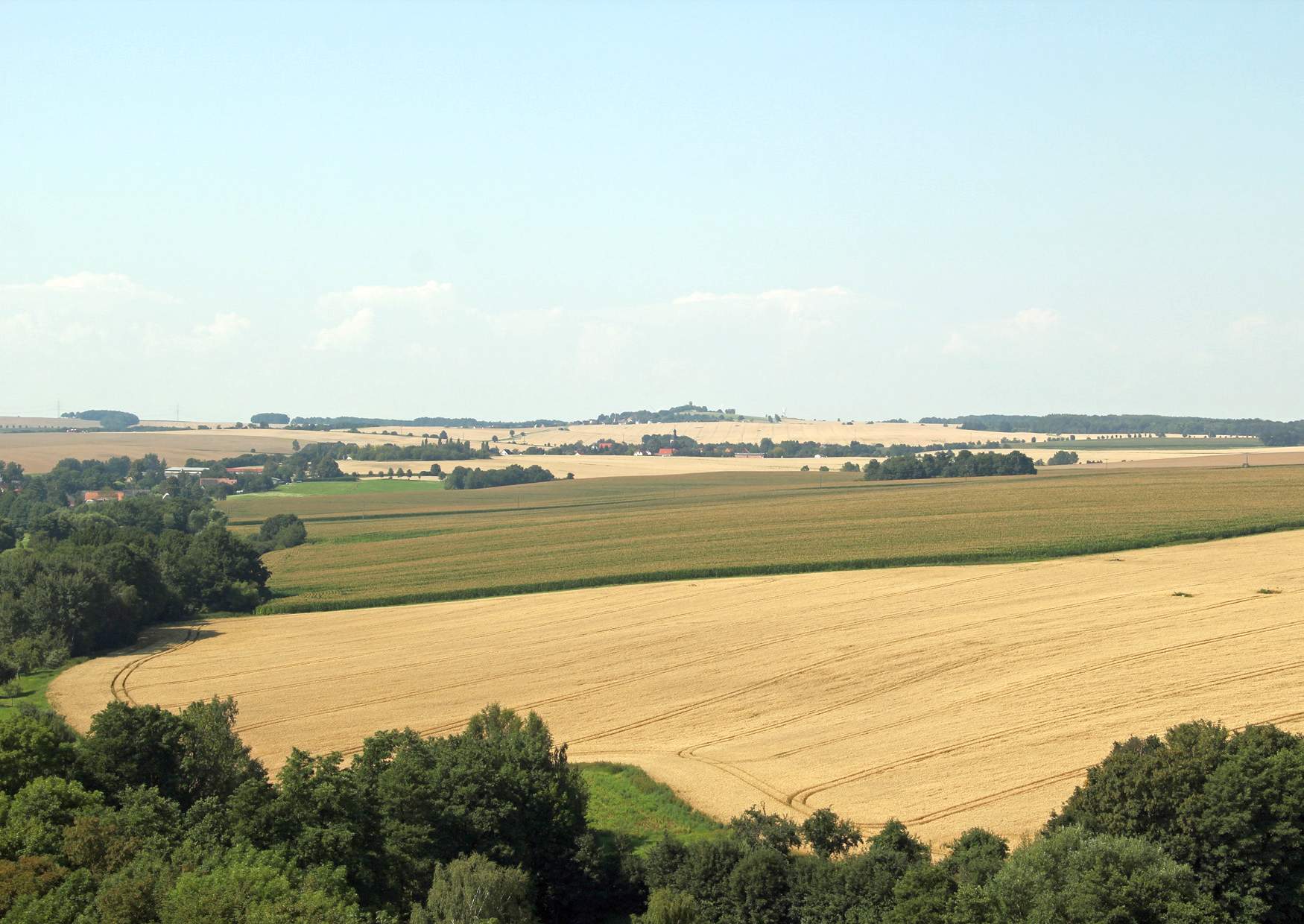 Aussicht Bergfried Burg Posterstein