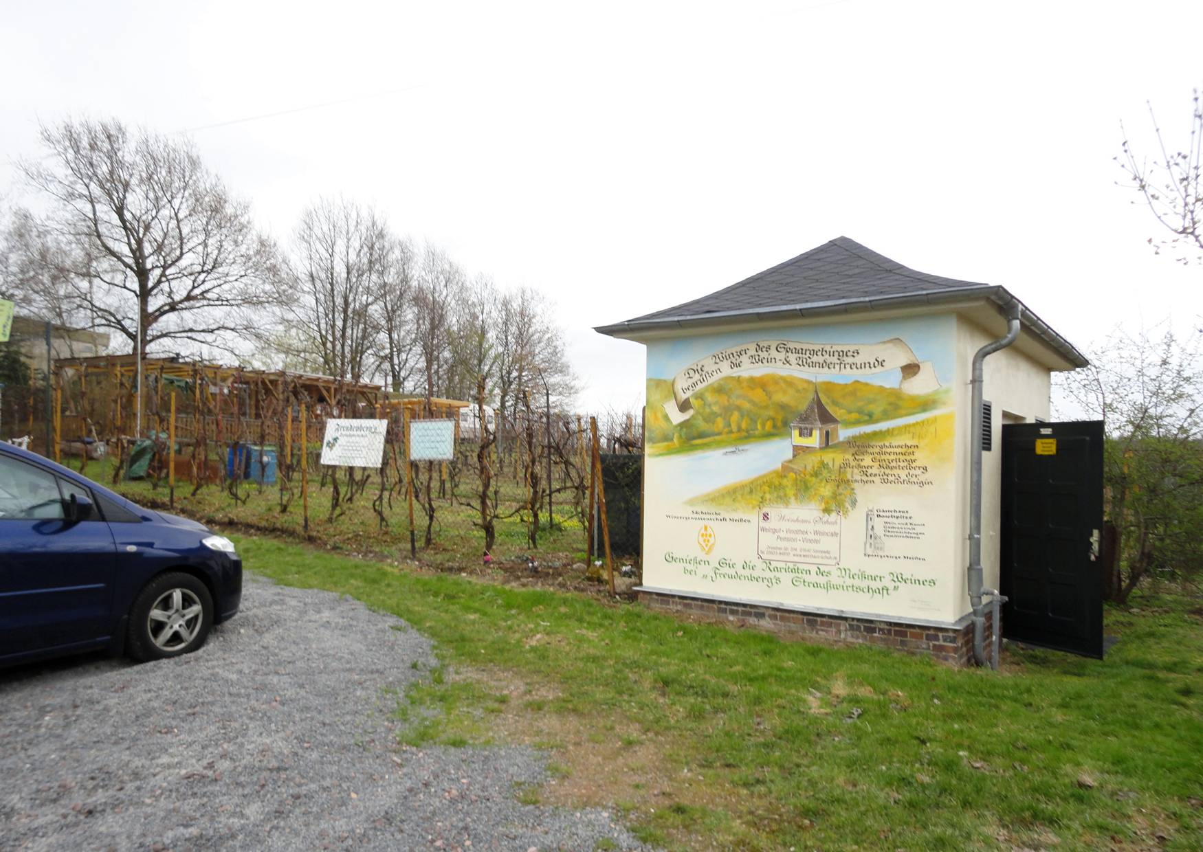 Weingut im Spargebirge am Weg zur Boselspitze