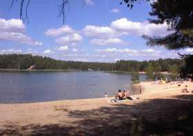 Badestrand am Senftenberger See