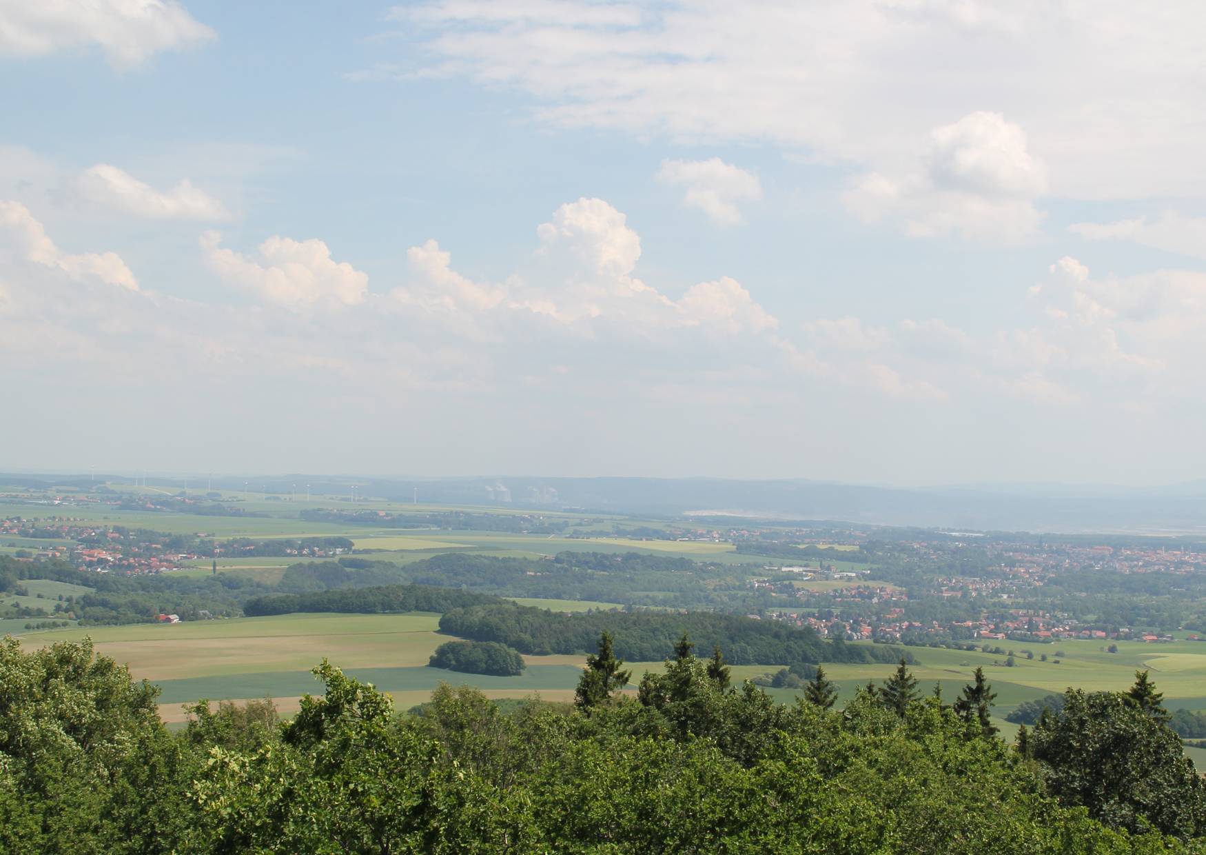Die Aussicht vom Turm auf dem Breiteberg