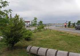 Der Bäralder See bei Boxberg im Jahr 2009, Fahrradständer