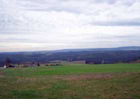 Der Blick vom Wirtsberg Landwüst in Richtung Norden