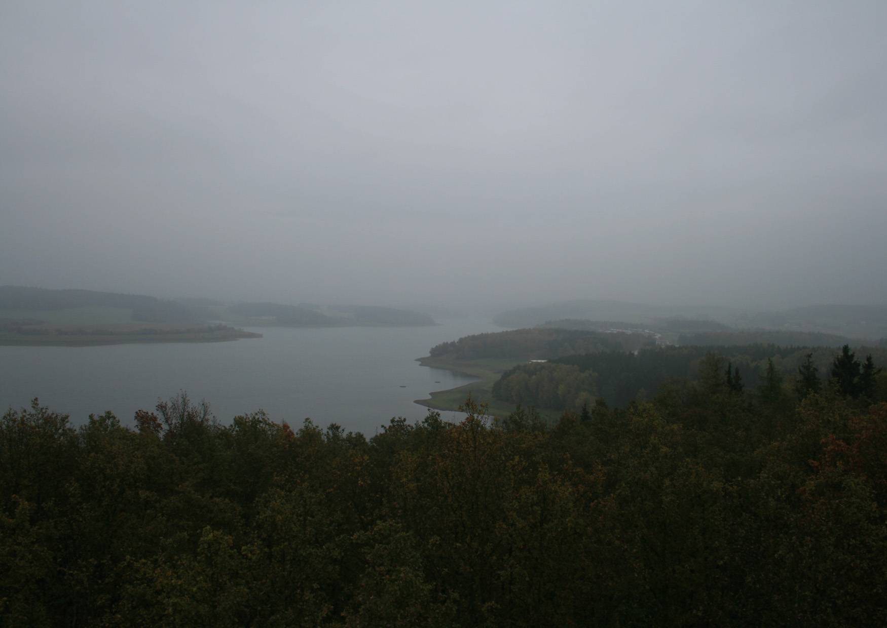 Julius-Mosen-Turm der Blick über die Talsperre Pöhl