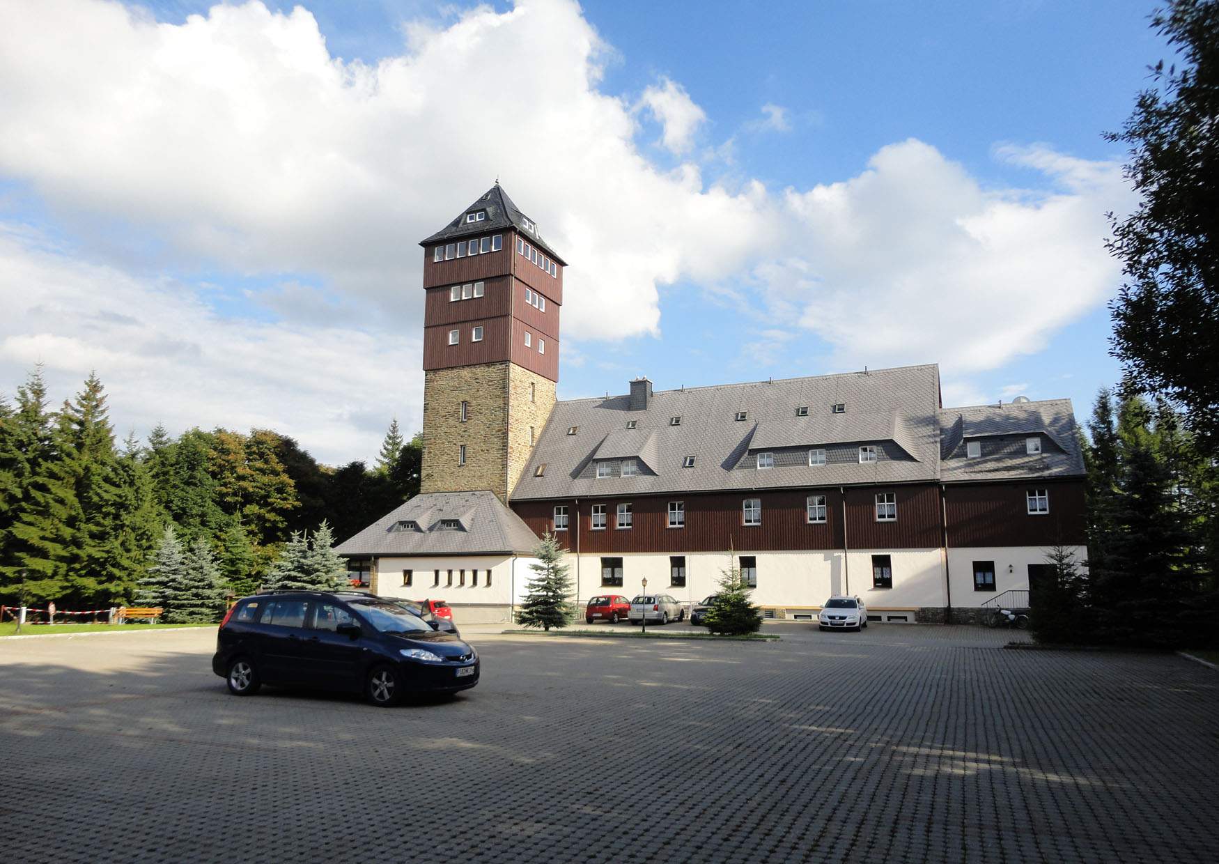 Aussichtsturm Bärenstein im Erzgebirge