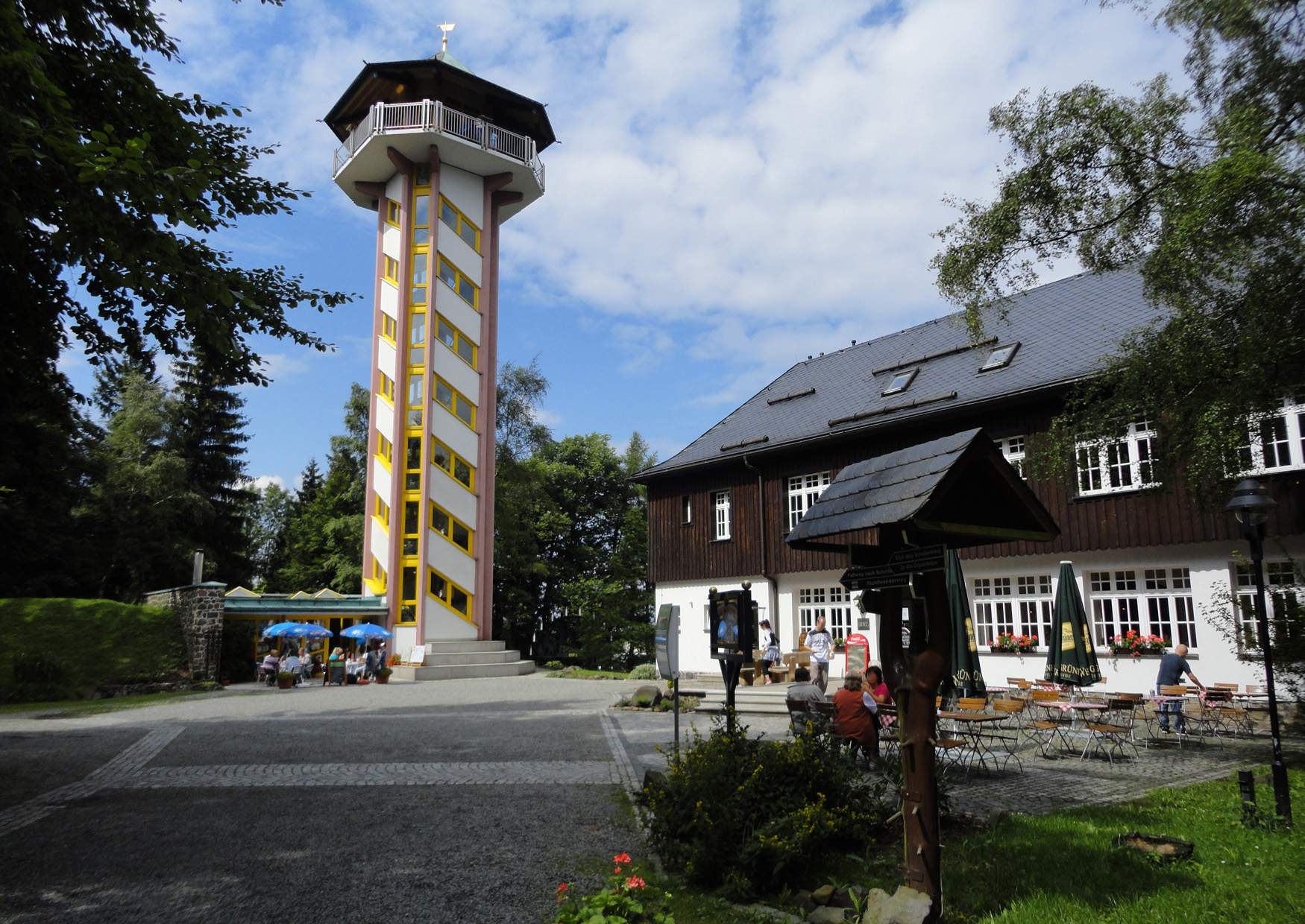 Der Scheibenberg bei der Bergstadt Scheibenberg