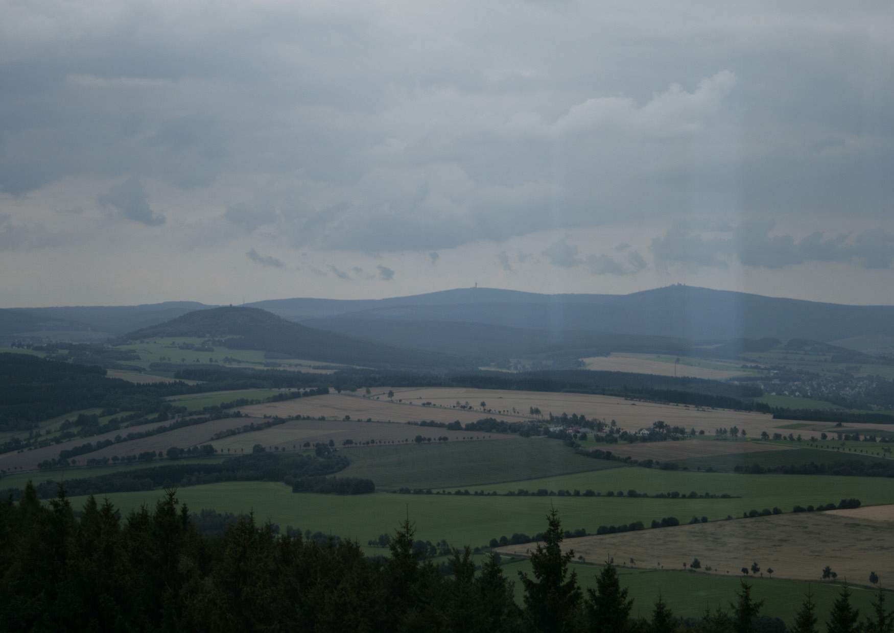 Der Pöhlberg bei Annaberg Buchholz - Bärenstein, Keilberg und Fichtelberg