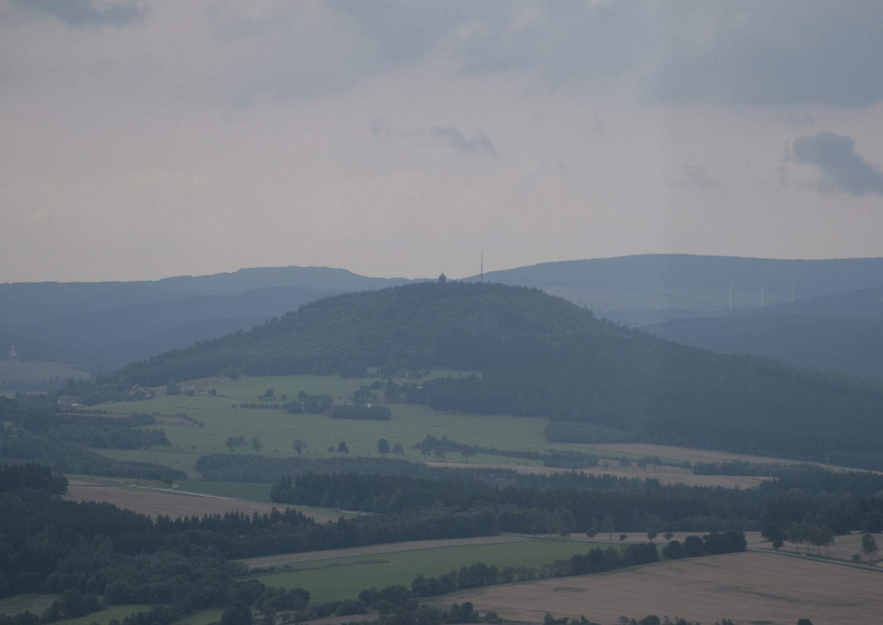 Der Pöhlberg bei Annaberg Buchholz - Bärenstein Blick