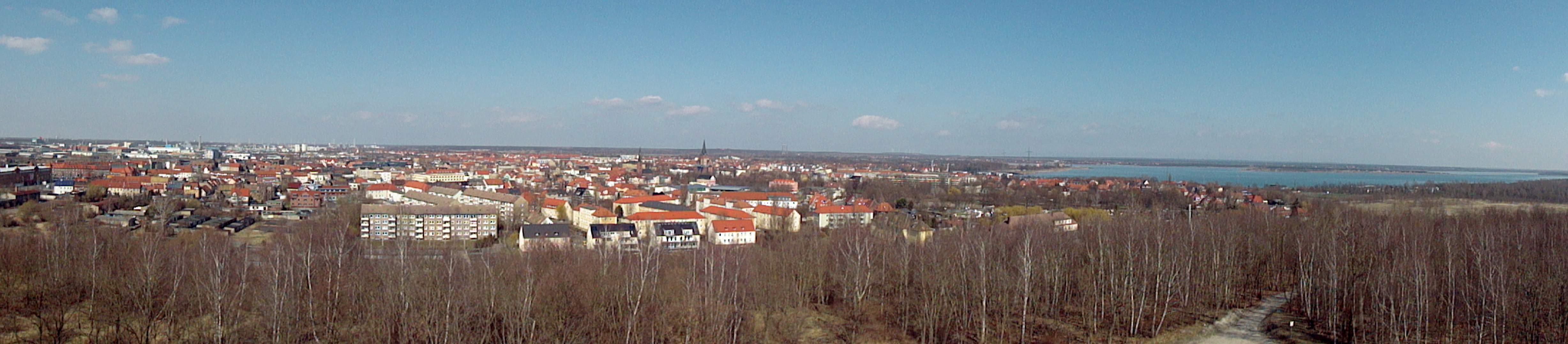 Panorama vom Bitterfelder Bogen