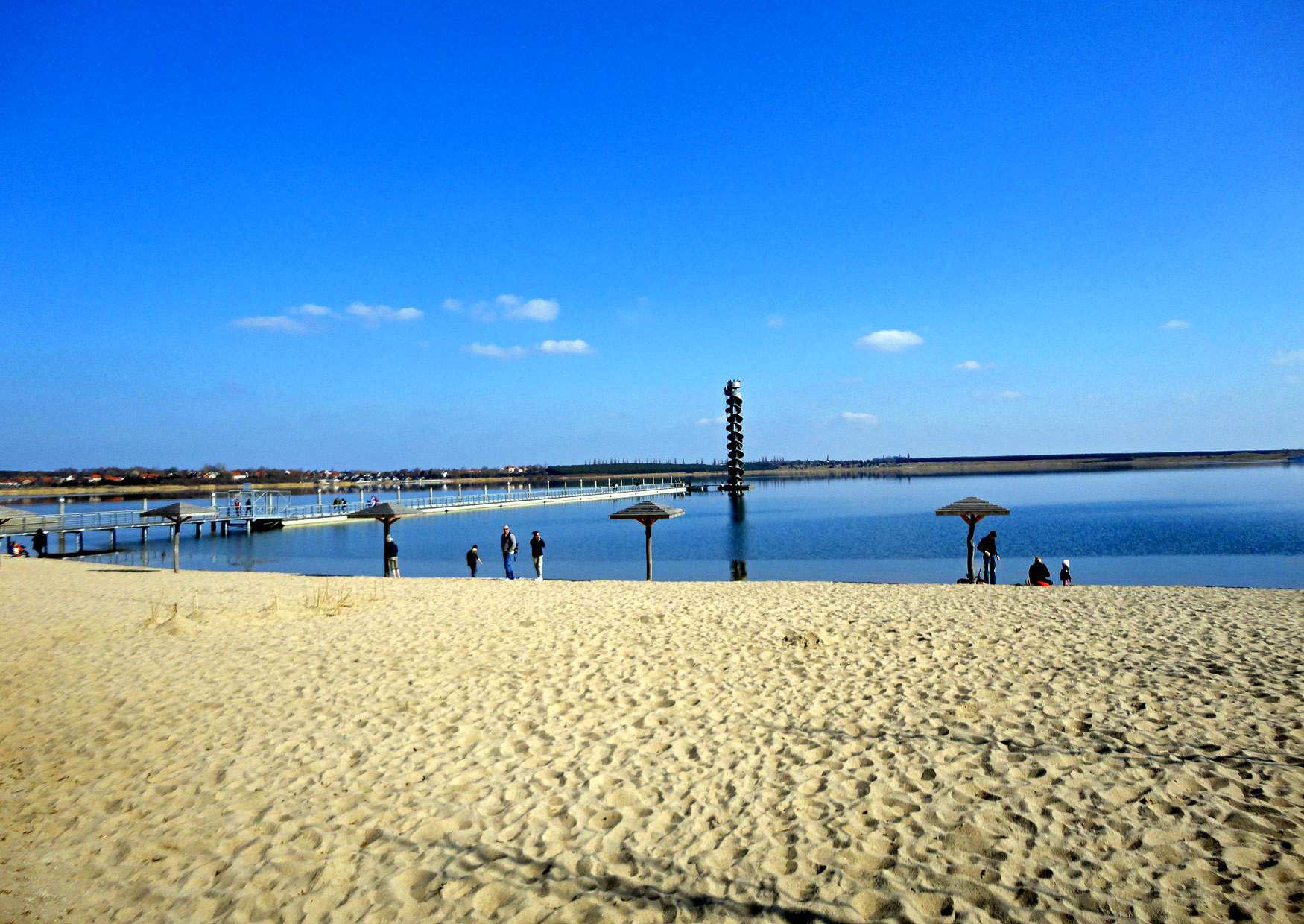 Badestrand Goitzschesee Bitterfeld