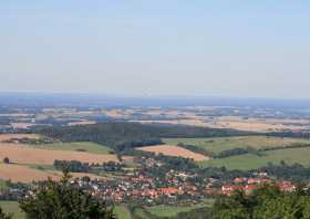 Kraftwerk Boxberg Aussicht vom Valtenberg