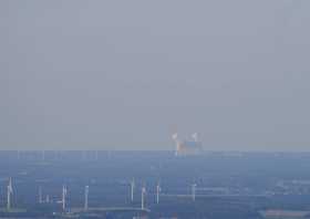 Kraftwerk Schwarze Pumpe vom König-Johann-Turm