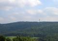 Der Blick vom Aussichtsturm zum Aussichtsturm auf dem Unger