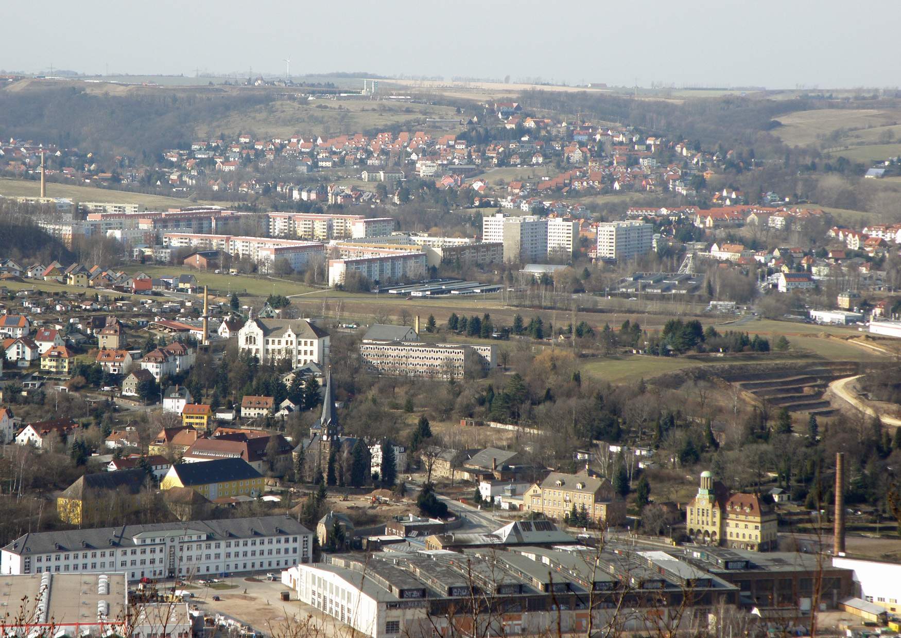 Aussichtspunkt bei Freital auf dem Windwerg