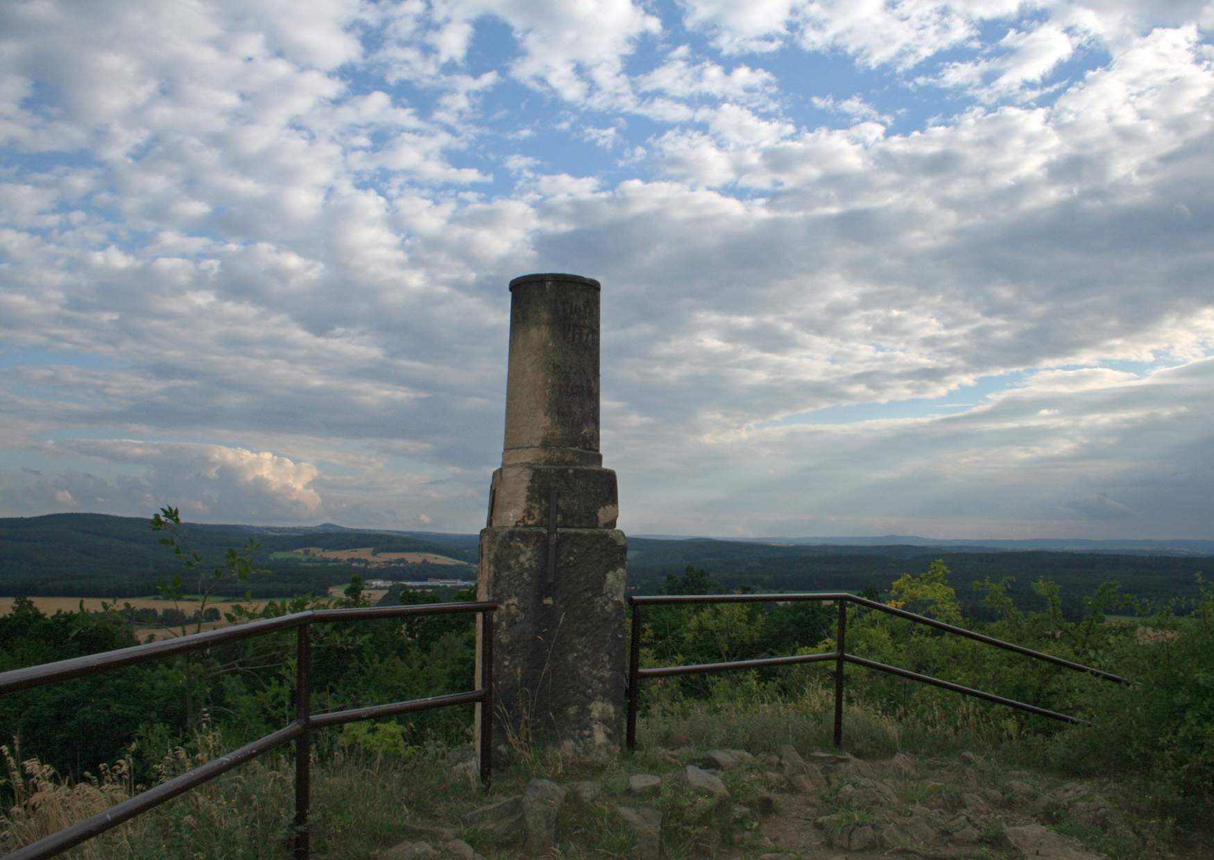 Die Aussicht vom Cottaer Spitzberg bei Pirna