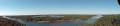 Einfaches Panorama vom Aussichtsturm am Senftenberger See