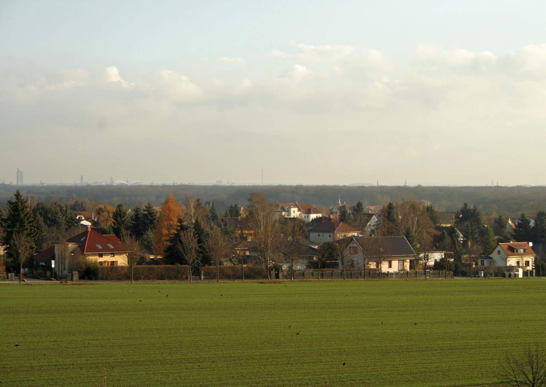 Der Ausblick am Bismarckturm Lützschena-Stahmeln bei Leipzig