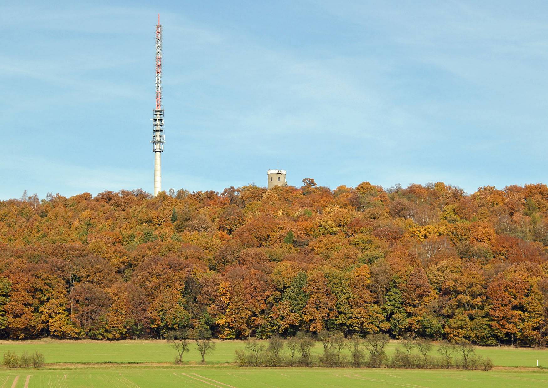 Collmberg 312 Meter mit Aussichtsturm