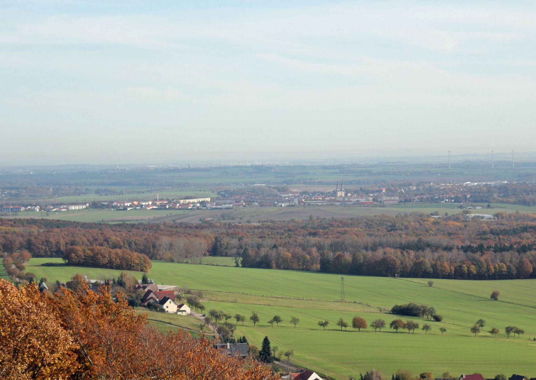 Kirche Oschatz vom Albertturm