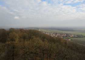 Der Blick vom Albertturm auf dem Collm