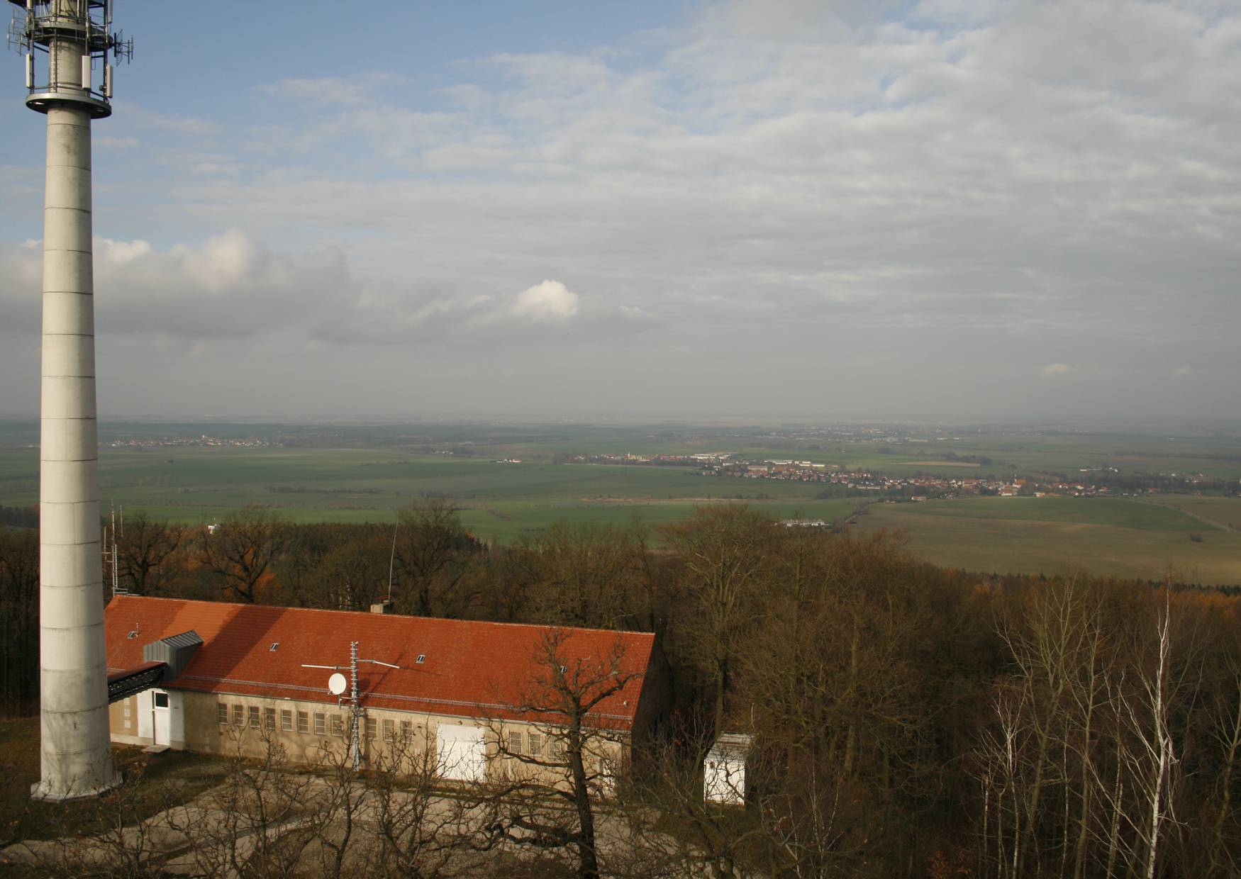 Der Blick vom Albertturm Richtung Luppa