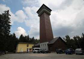 Der König-Albert-Turm auf dem Spiegelwald