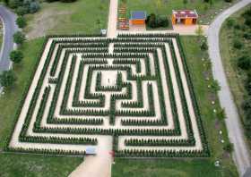 Erlebnispark Teichland der Irrgarten oder das Labyrinth
