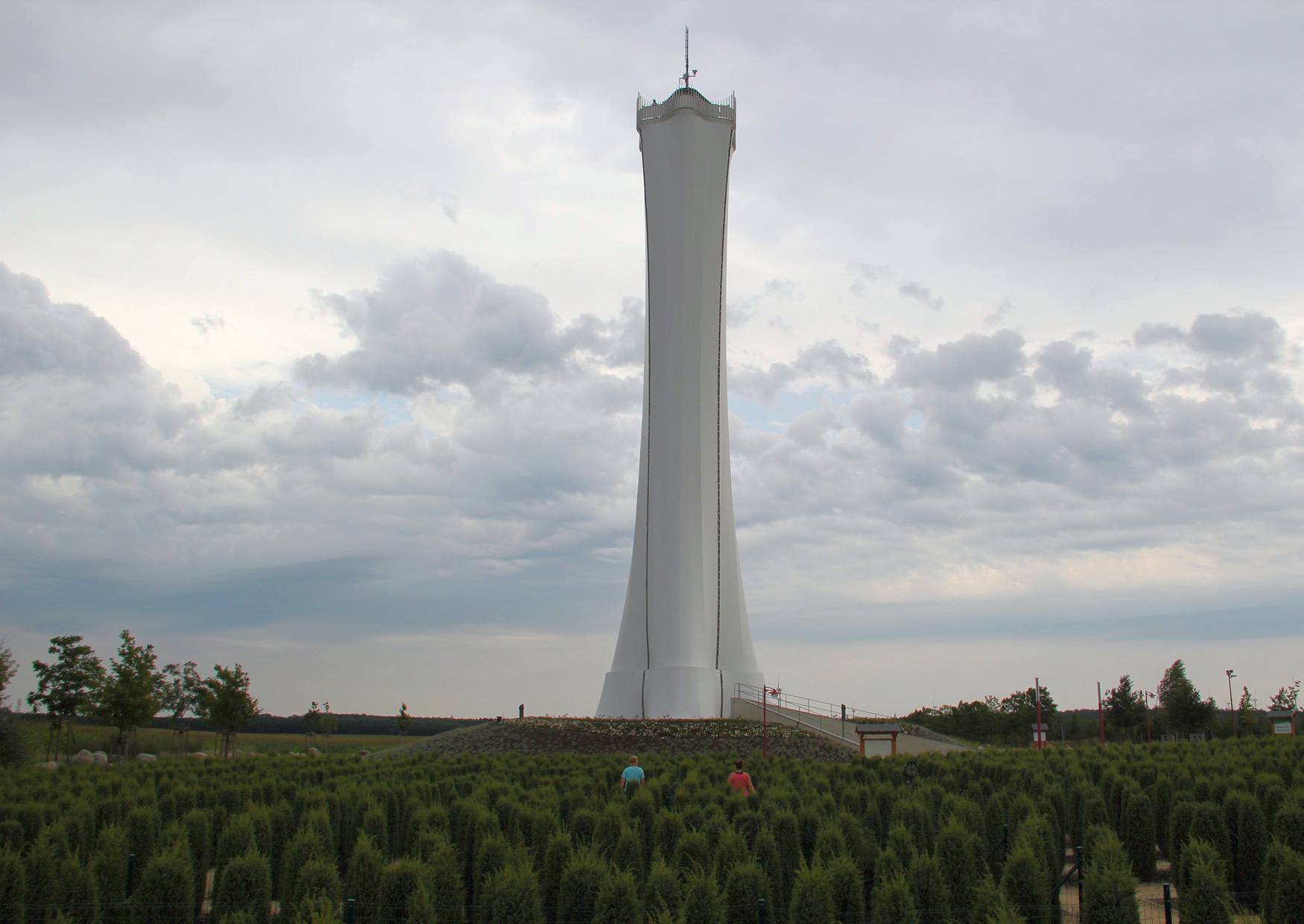 Ausflugsziel Aussichtsturm im Erlebnispark Teichland bei Cottbus