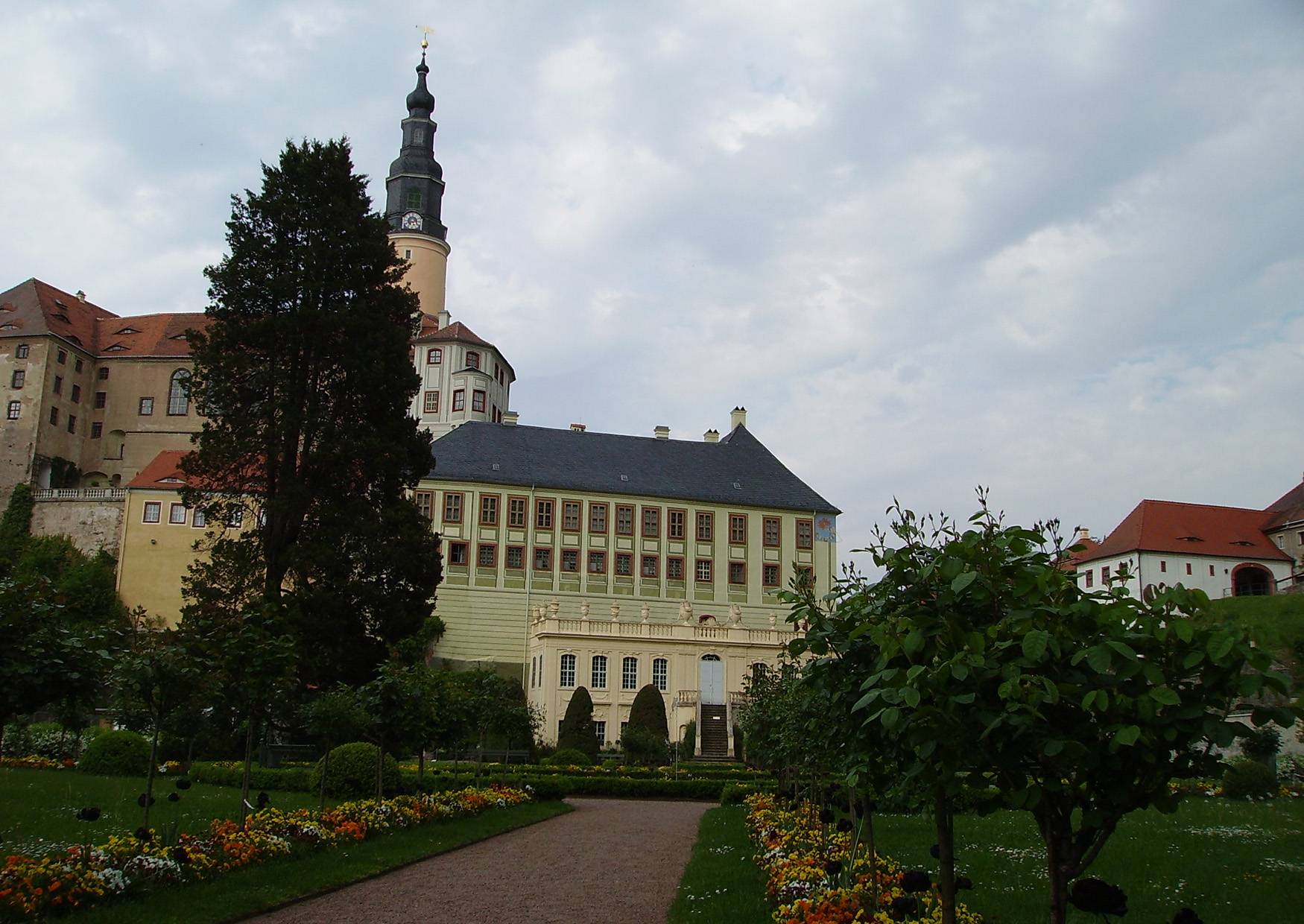 Ausflugsziel Schloss Weesenstein der Schlosspark