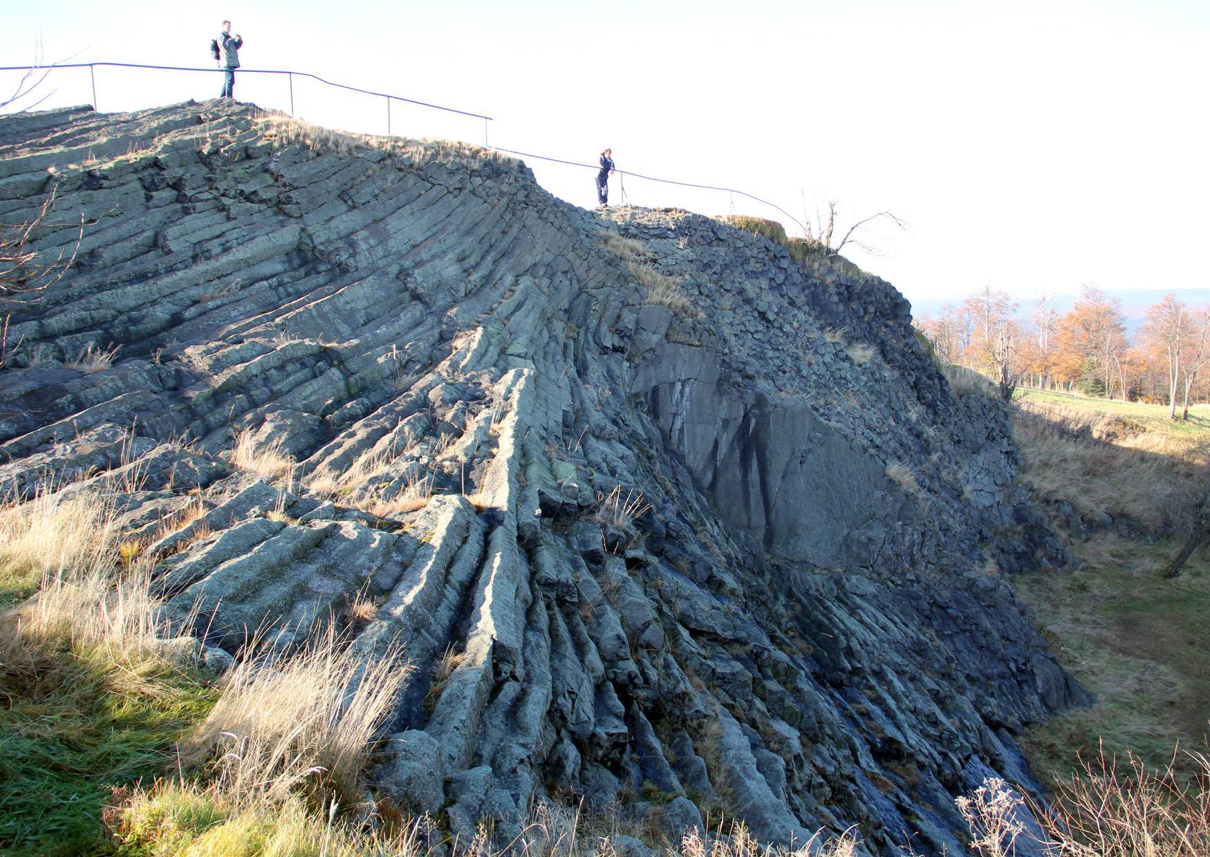 Bassaltfächer auf dem Hirtstein