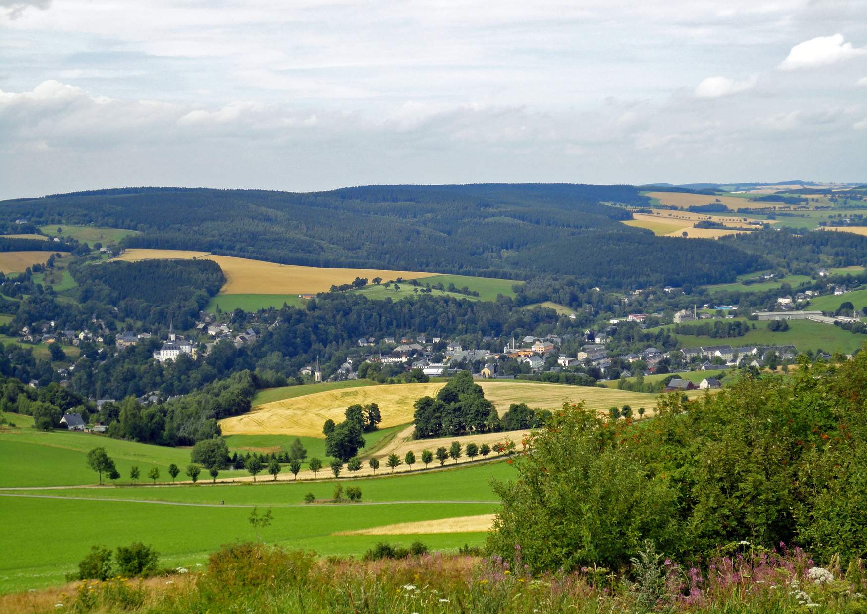 Neuhausen im Erzgebirge am Schwartenberg