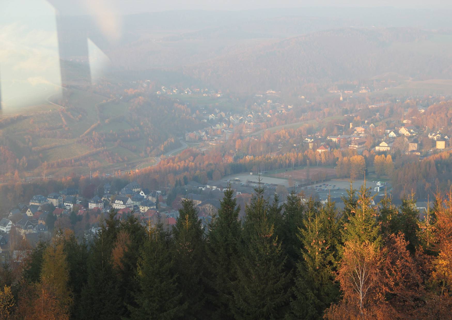 Noch ein Blick vom Köhlerturm auf dem Gleesberg