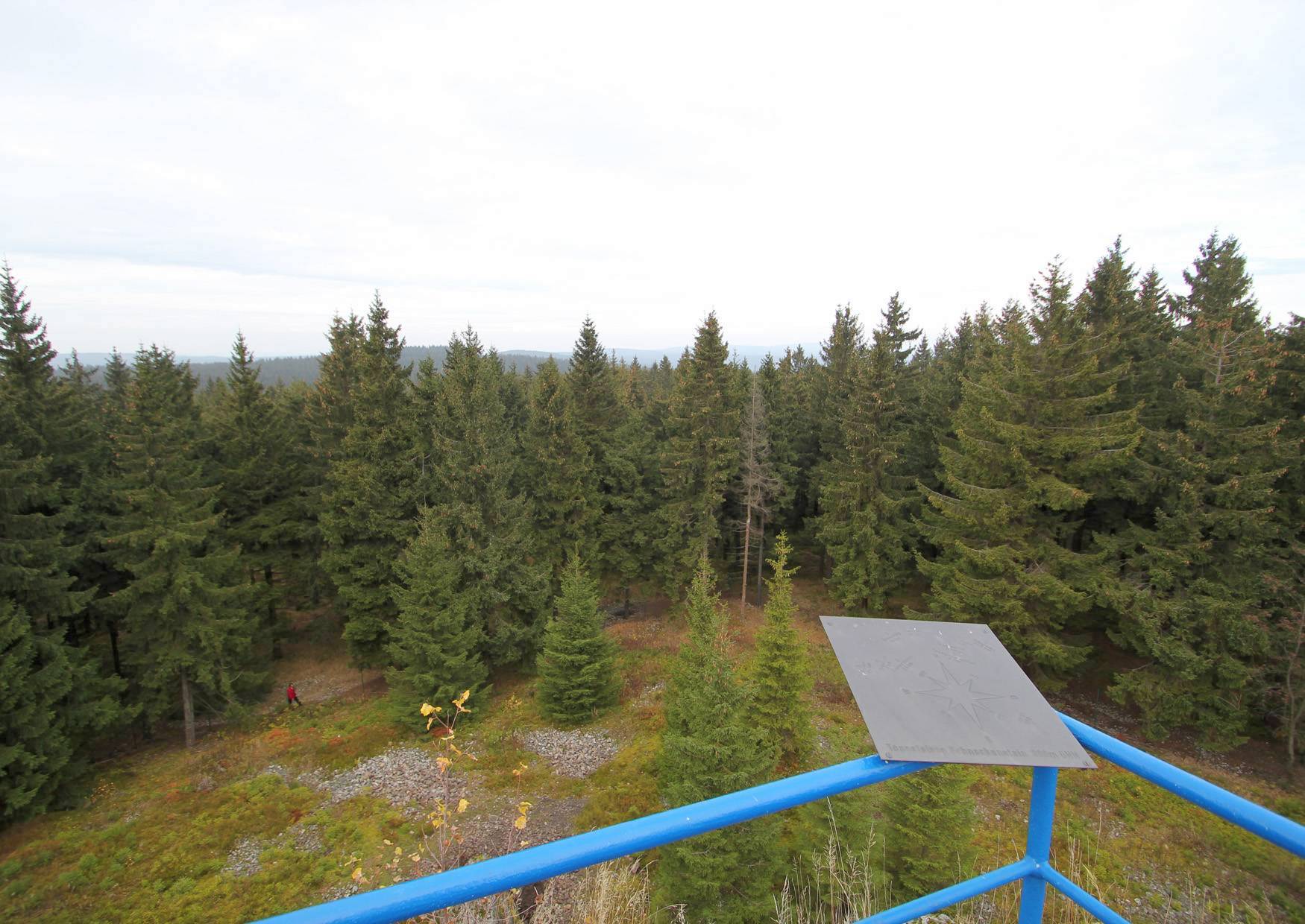 Blick vom Schneckenstein bei Tannenbergsthal