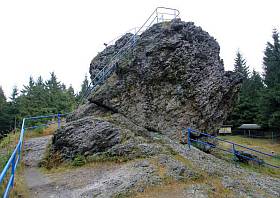 Der Schneckenstein bei Tannenbergsthal