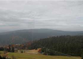 Blick vom Aussichtsturm auf dem Aschberg Klingenthal nach Nordwesten