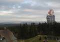 Der Blick vom Turm auf dem Auersberg Richtung Radarstation