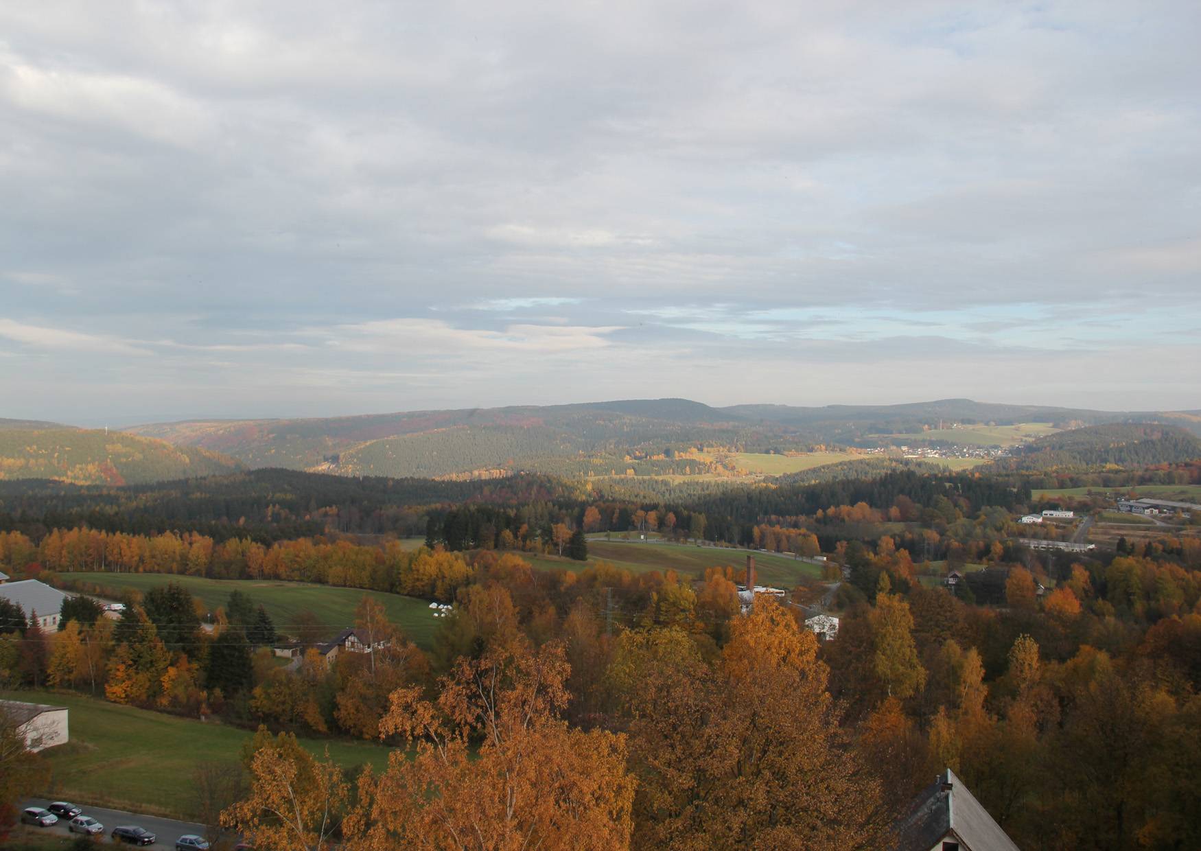 Der 'Glück auf' Turm in Eibenstock - Sosablick