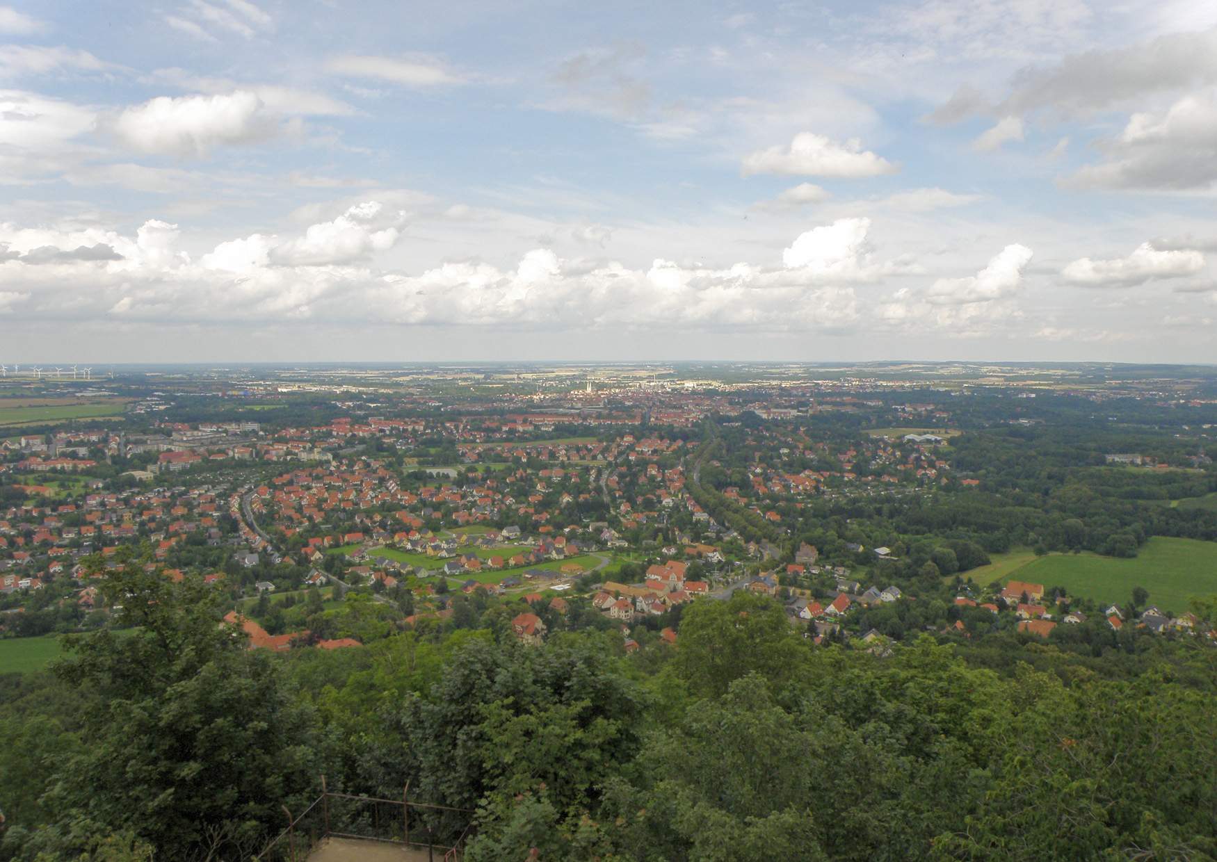 Aussichtsturm Görlitz der herrliche Blick auf die Stadt