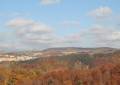 Schloss Schwarzenberg Blick vom Bergfried Landschaft