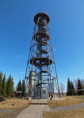 Ausflugsziel Erzgebirge Aussichtsturm Drei Brüder Höhe Marienberg