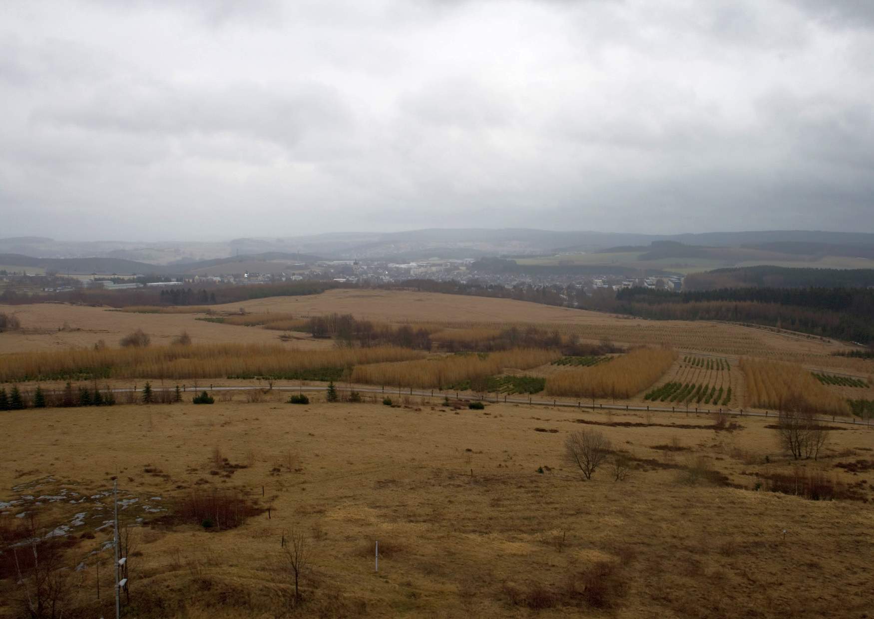 Drei Brüder Höhe Blick auf Marienberg