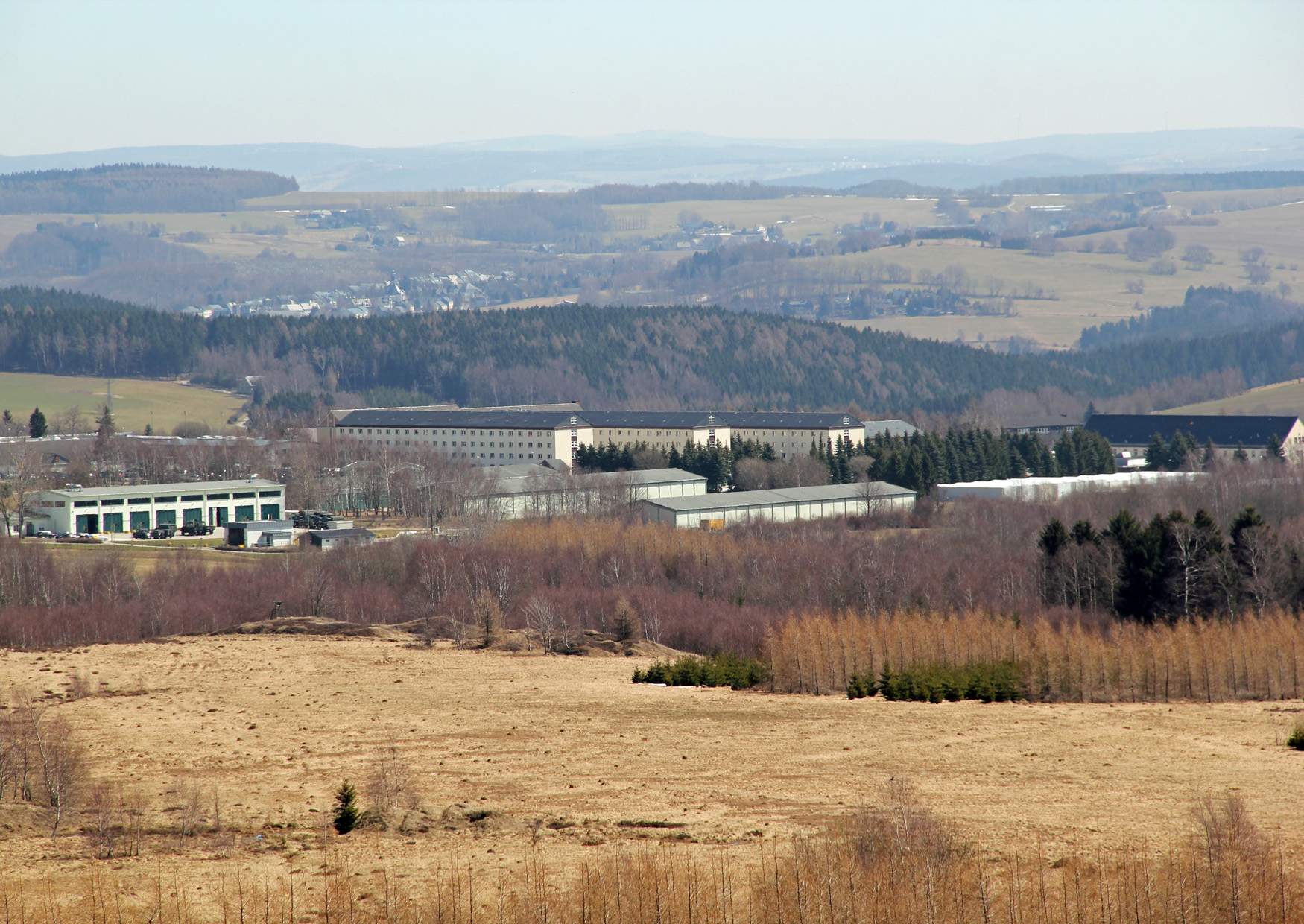 Marienberg Blick auf die Kaserne