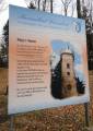 Der May's Turm in Thermalbad Wiesenbad - Informationstafel