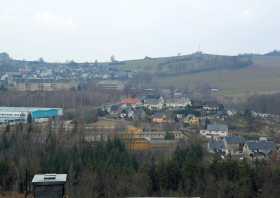 Blick vom Aussichtsturm in Scharfenstein