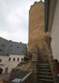 Treppe zum Bergfried Scharfenstein