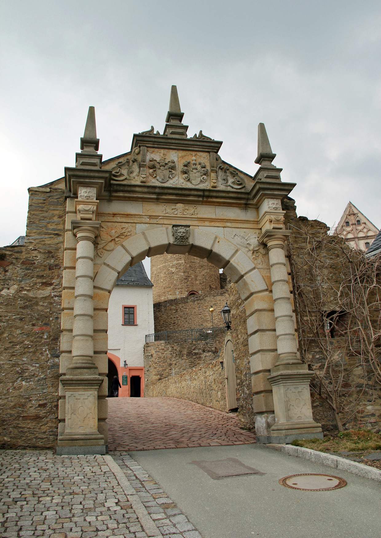 Tor Burg Scharfenstein an der Zschopau