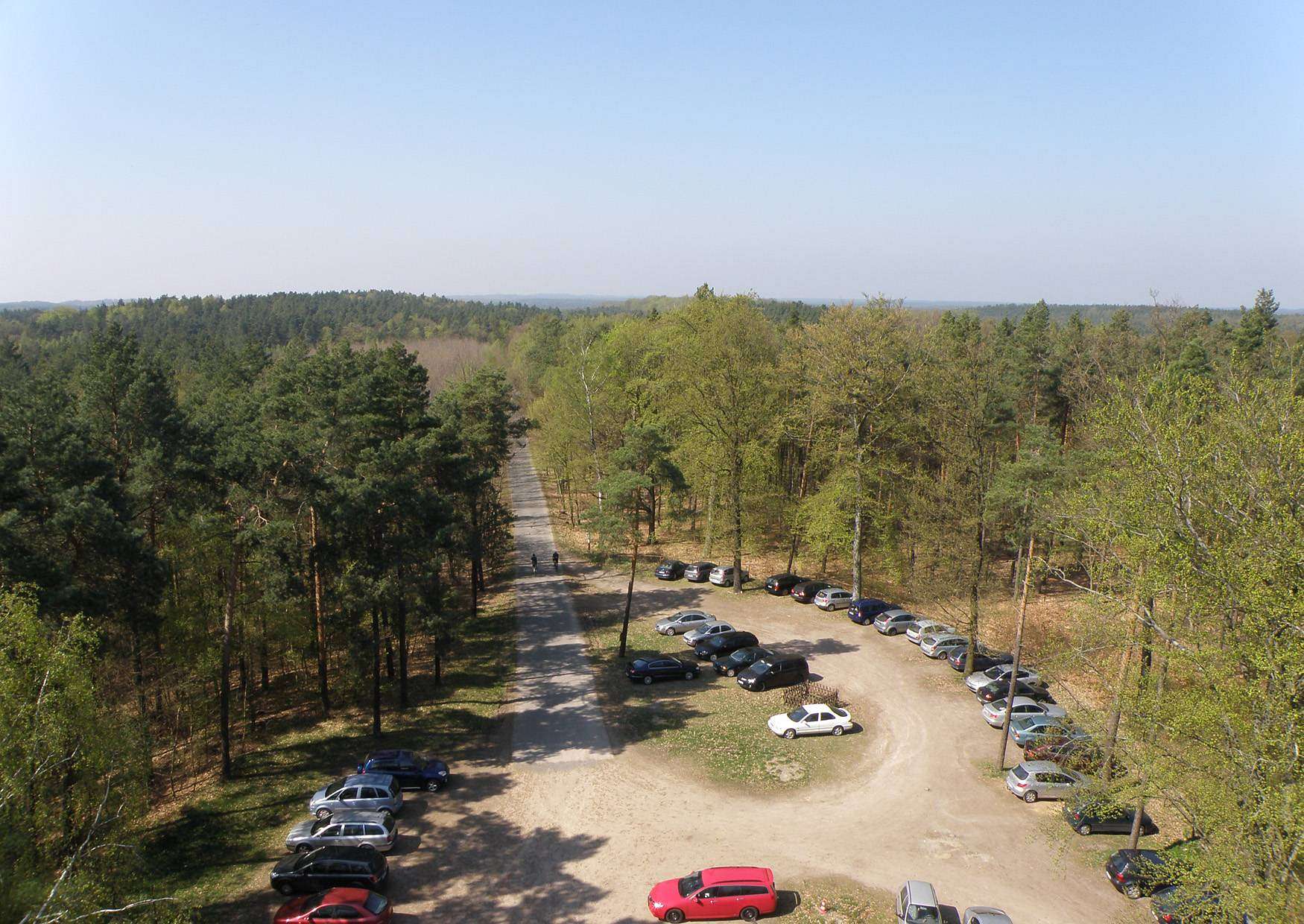 Der Kaiser Wilhelm Turm bei Bad Schmiedeberg -Blick Weinbergstraße