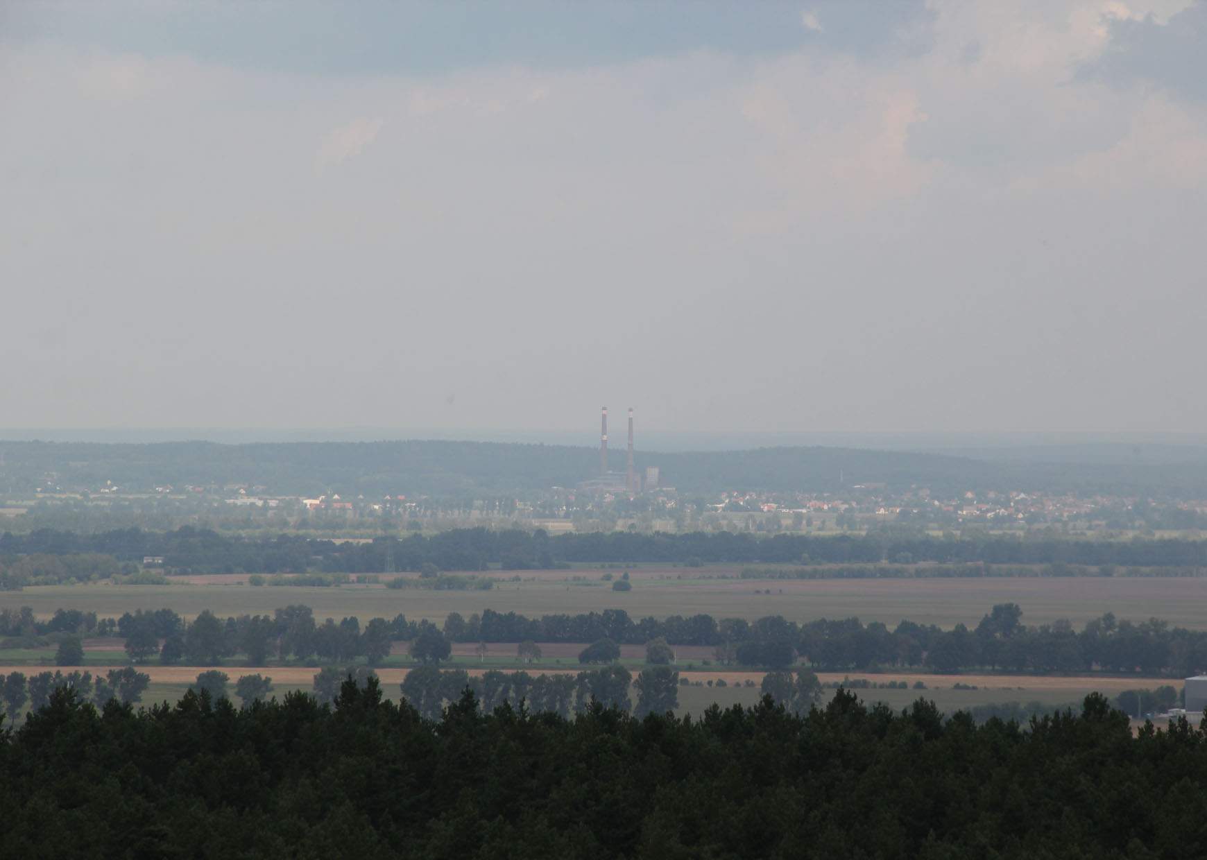 Museum Kraftwerk Plessa vom Heidebergturm